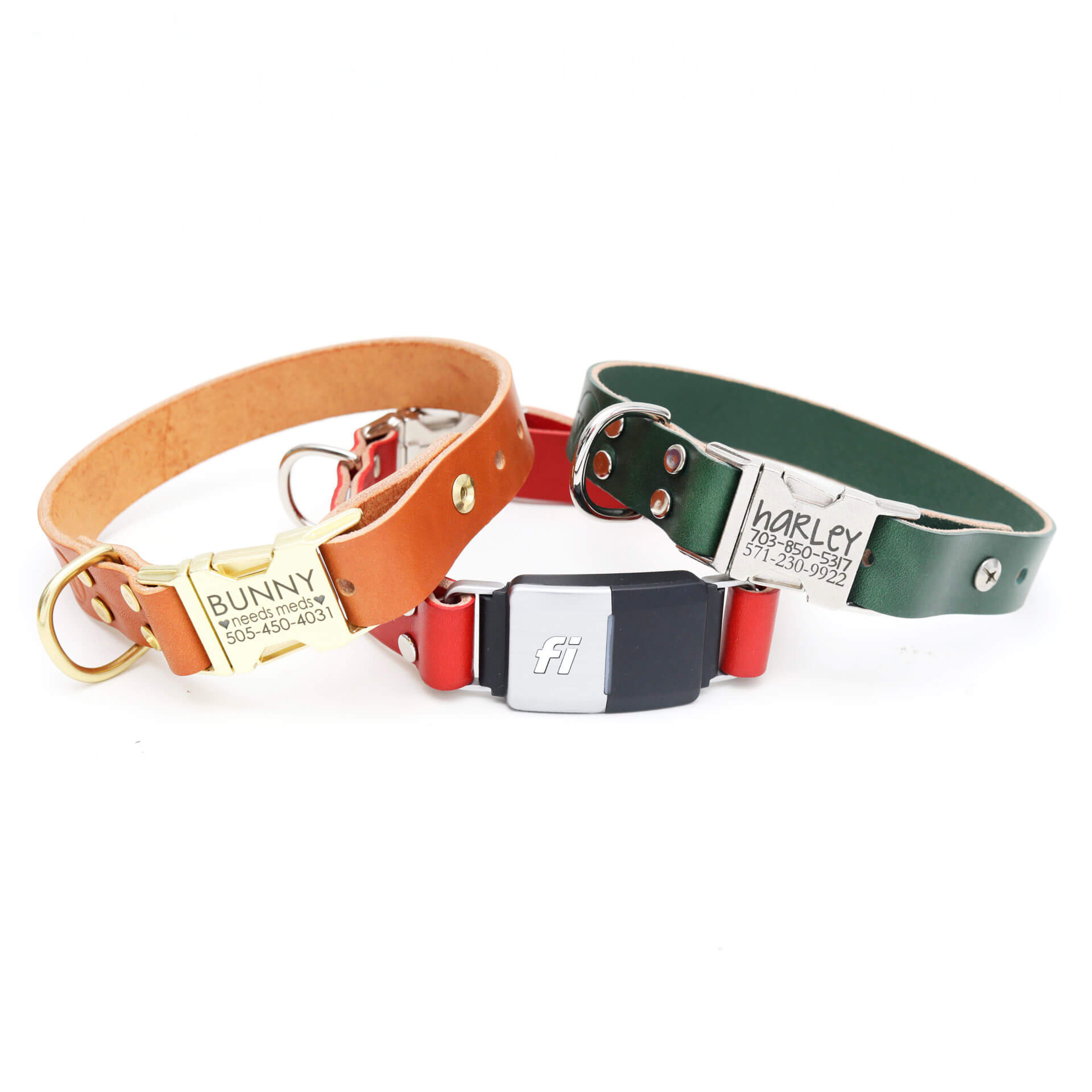 Fi Compatible Leather Dog Collar - Optional Personalization Questions & Answers