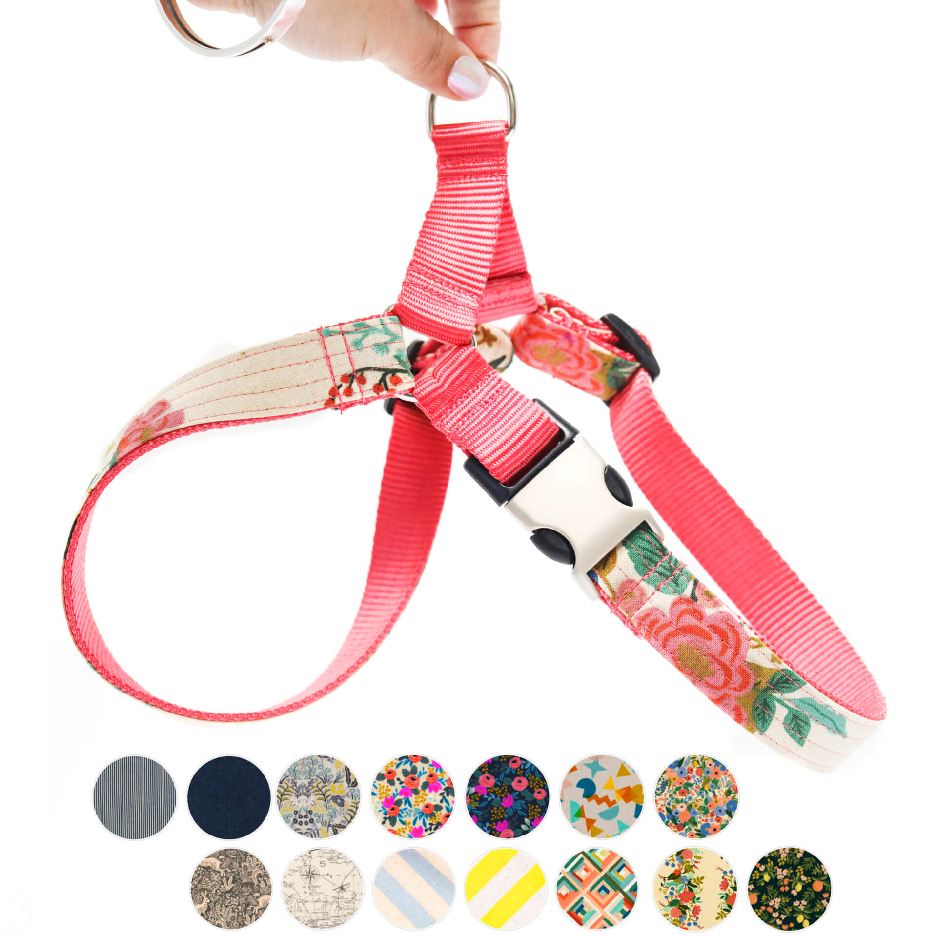What material is the dog harness made from?
